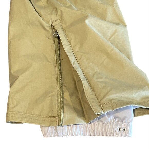 Nike Womens M Park Snowboarding Winter Snow Pants Cargo Ski Khaki 321G - Picture 13 of 16